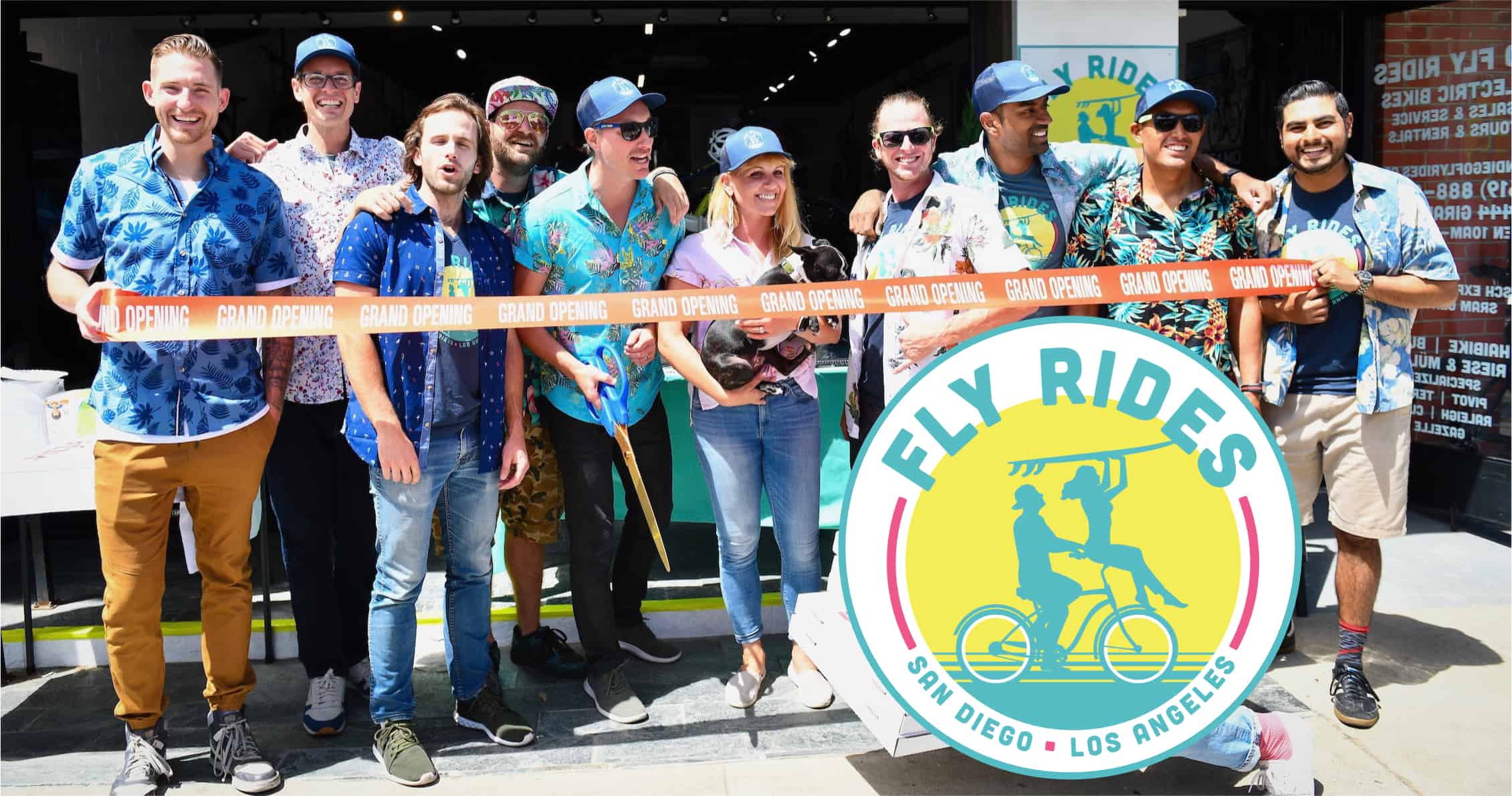 San Diego Fly Rides electric bike team