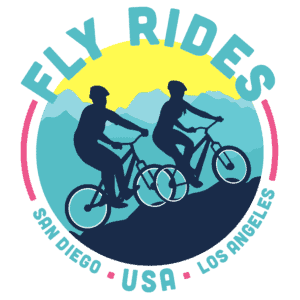San Diego Fly Rides electric bicycle store logo