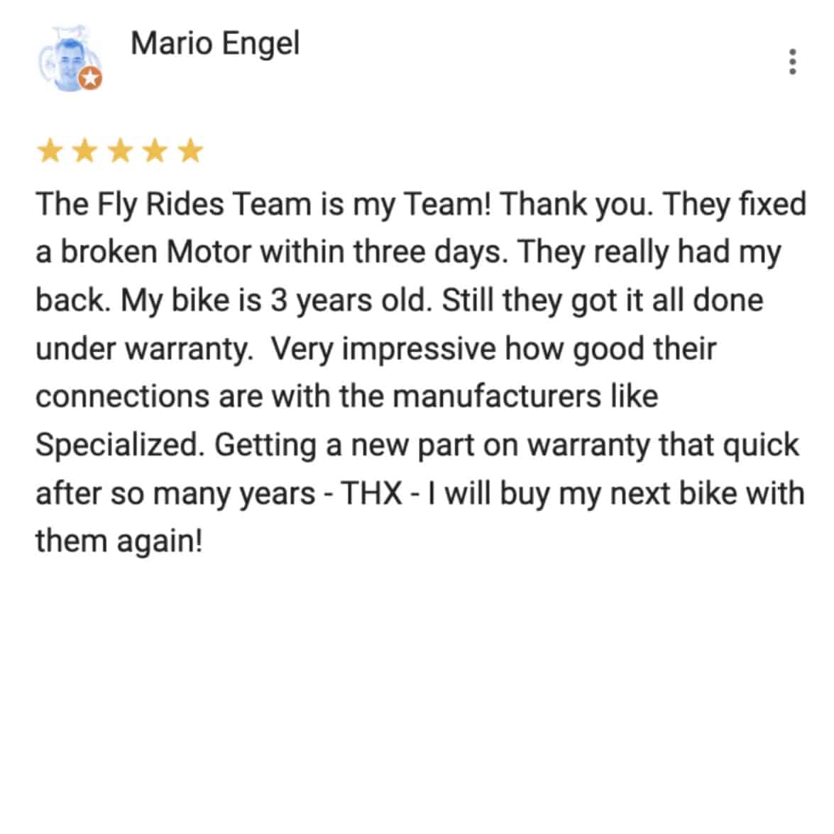 electric bike repair review San Diego Fly Rides